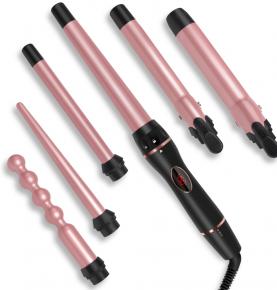New Design Styling Tool 6 In 1 Hair Curling Iron Hair Curling Wand Iron for Waves and Curls
