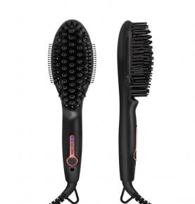 Bestseller High Quality Mini Hair Crimper Hair Straightening Professional Portable Styler Ceramic Hair Straightener Brush with Bristle Comb
