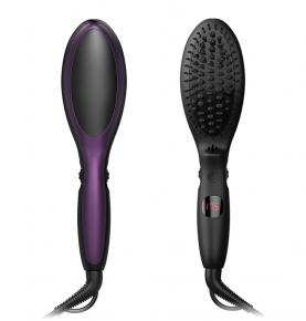 Electric Men and Women Hair Styling Tool Brush Comb Styler Salon Custom Ceramic Ionic Hair Straightener Brush Luxury
