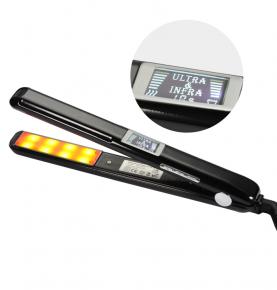 New Arrival Private Label Fast Titanium Ultrasonic Hair Straightener Personalized Infrared Cold Flat Iron Hair Care