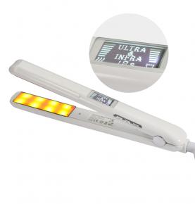 Hair Care LCD Ultrasonic Infrared No Heat Hair Straightener Professional Cold Flat Iron